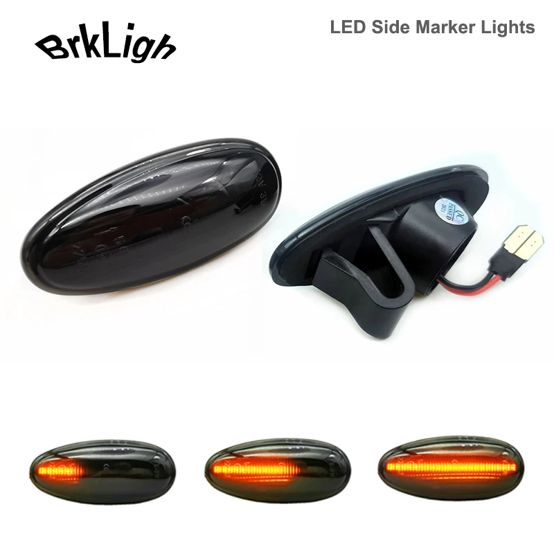 

2pcs Dynamic LED Front Fender Side Marker Light Tuan Signal Lamps For Mitsubishi Eclipse Outlander I-Miev Pajero Galant Lancer