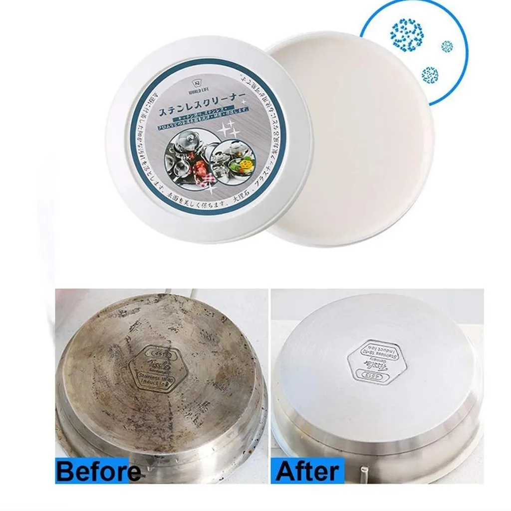 Stainless Steel Cleaning Paste Kitchenware Stain Derusting Tile Antifouling Antistatic Multifunctional Cleaner | Дом и сад