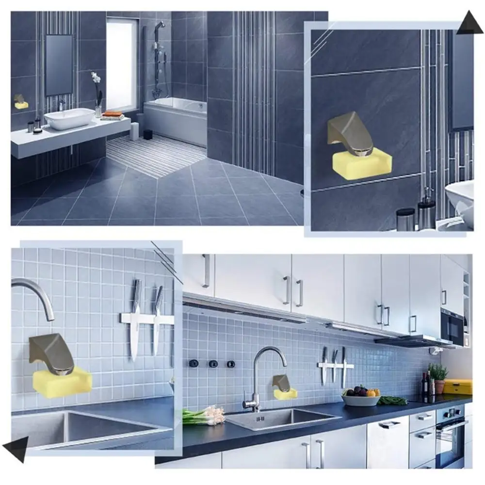 Магнитный держатель для мыла прочная присоска Коробка Стальная поднос