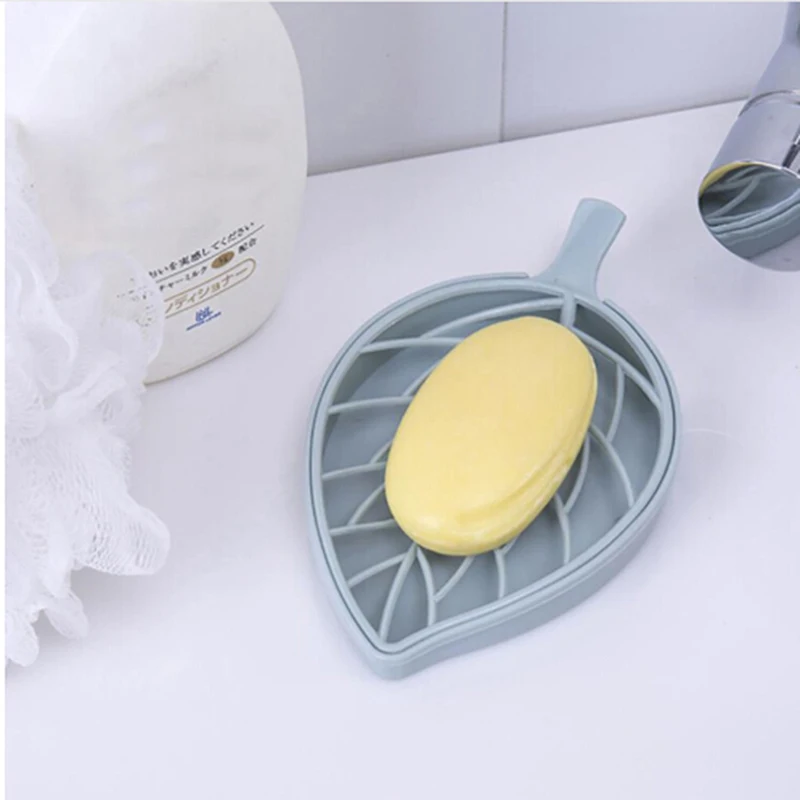 Форма листьев бытовая коробка для хранения мыла поднос душа походный контейнер