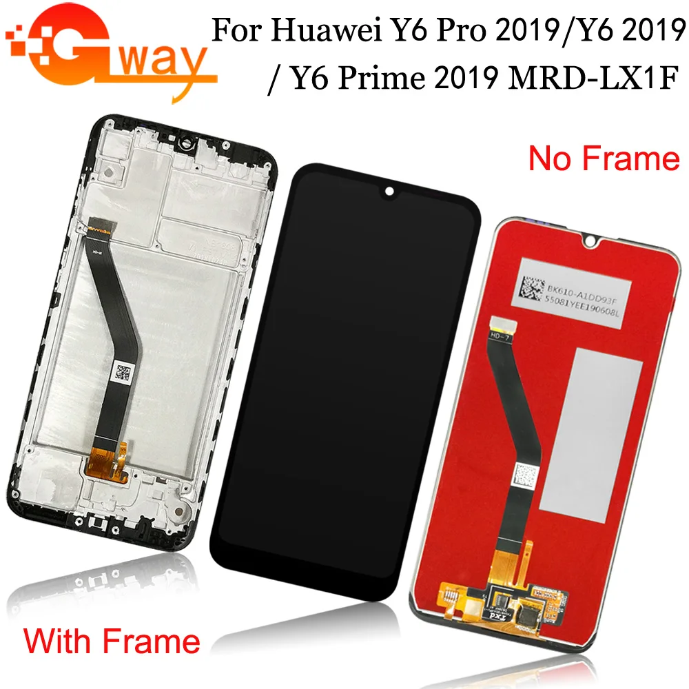 ЖК-дисплей с дигитайзером сенсорного экрана для HUAWEI Y6 2019 запасные части Huawei Pro Prime