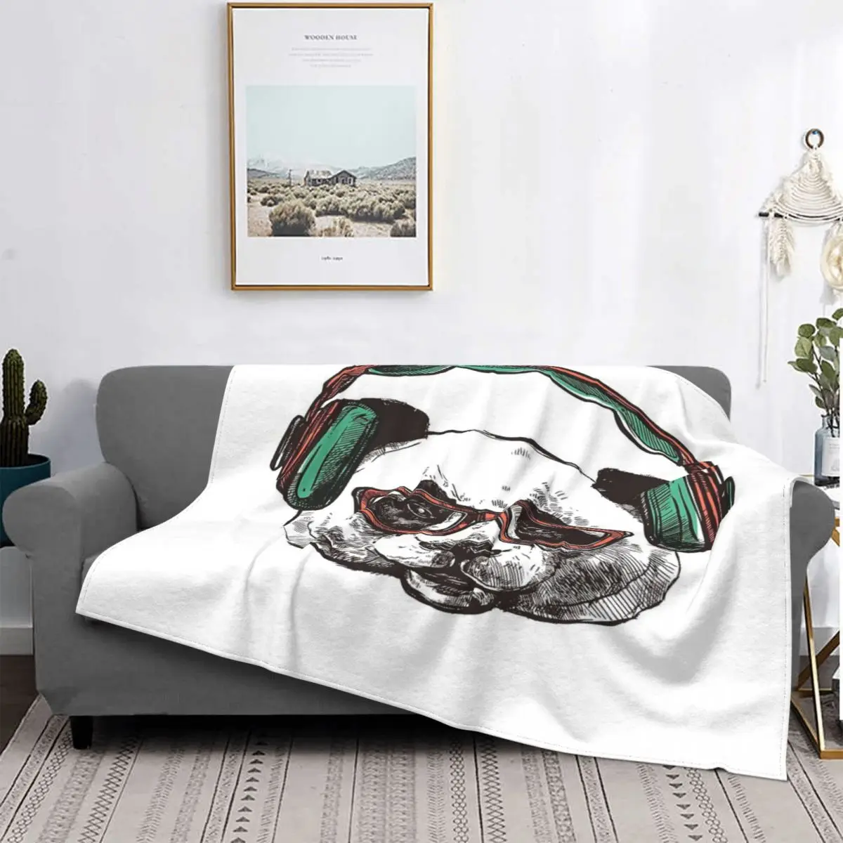 

Manta de muselina con diseño de Panda, colcha a cuadros para cama, sofá, colcha de verano, bonita, amigable con los animales