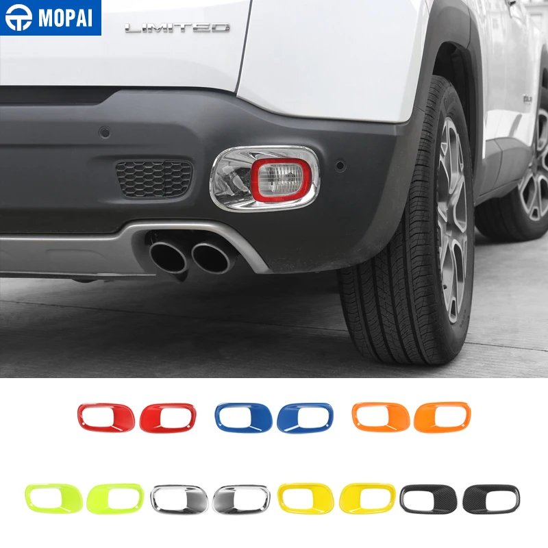 

MOPAI ABS Car Rear Fog Light Lamp Cover Trim for Jeep Renegade 2015-2016 Exterior Decoration Accessories Stickers Car Styling