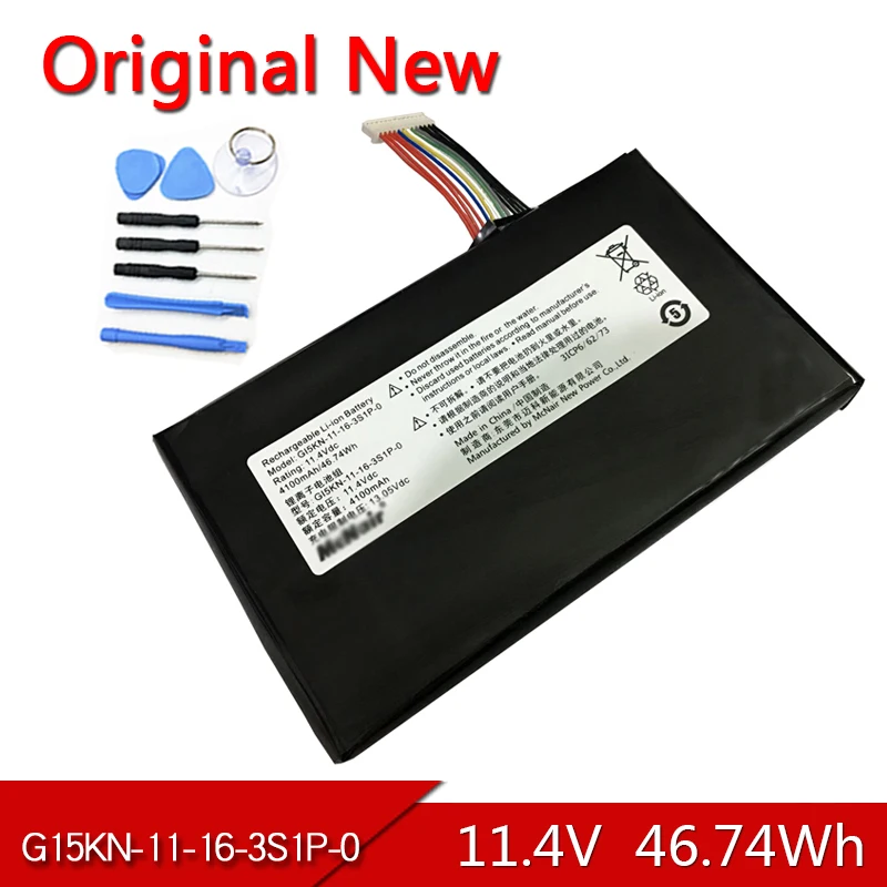 

G15KN-00-13-3S1P-0 NEW Original G15KN-11-16-3S1P-0 Laptop Battery For Hasee Z7-KP7GT Z7M-i7 R0 F117-F2K 72 D1 Z7M-SL7 D2 T50T1