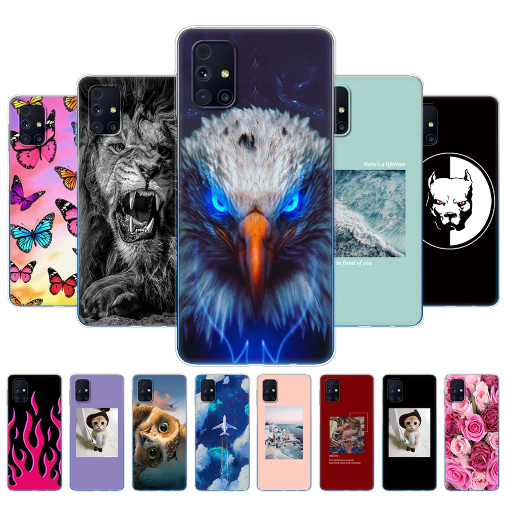 

For Samsung M31s Case 6.5" Tpu Soft touch Silicon Back Phone Cover on Samsung Galaxy M31S GalaxyM31S M 31S m317f m317 Case Funda