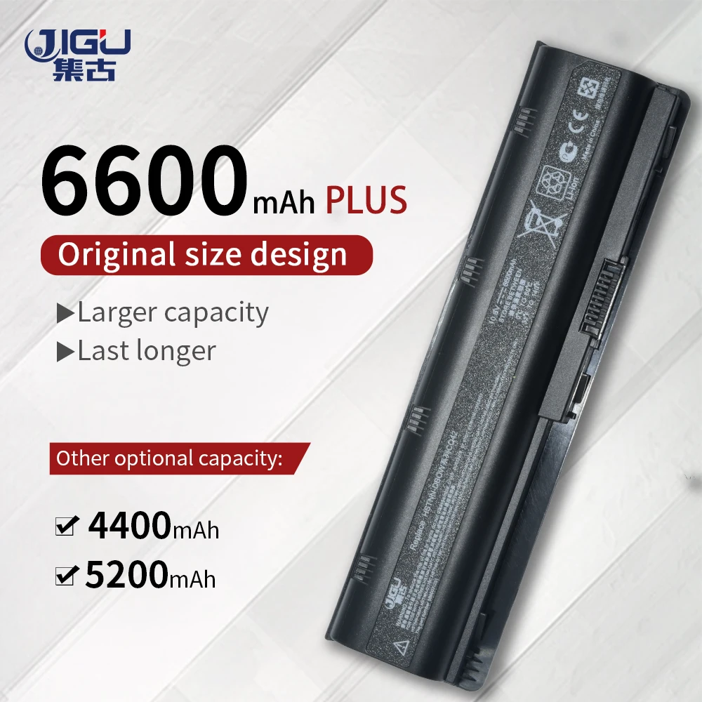 

JIGU MU06 593553-001 Battery for HP CQ62 CQ72 G32 2000-425NR Notebook CQ32 CQ42 CQ56 G42 G56 G62 DM4 G72 CQ43 MU09 593554-001
