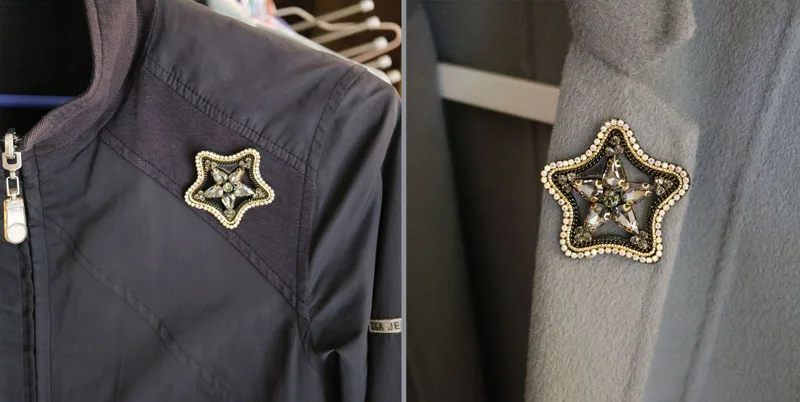 Модные нашивки ручной работы со звездным глазом для губ расшитые бисером одежды