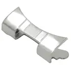 Ремешок для часов из нержавеющей стали премиум-класса, 2 шт., изогнутый конец, 19 мм-24 мм