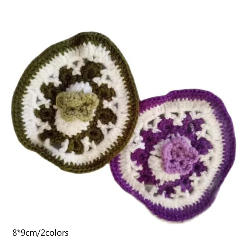 

Modern 3D cotton placemat cup dining coaster mug kitchen Christmas table place mat cloth lace Crochet tea coffee doily glass pad