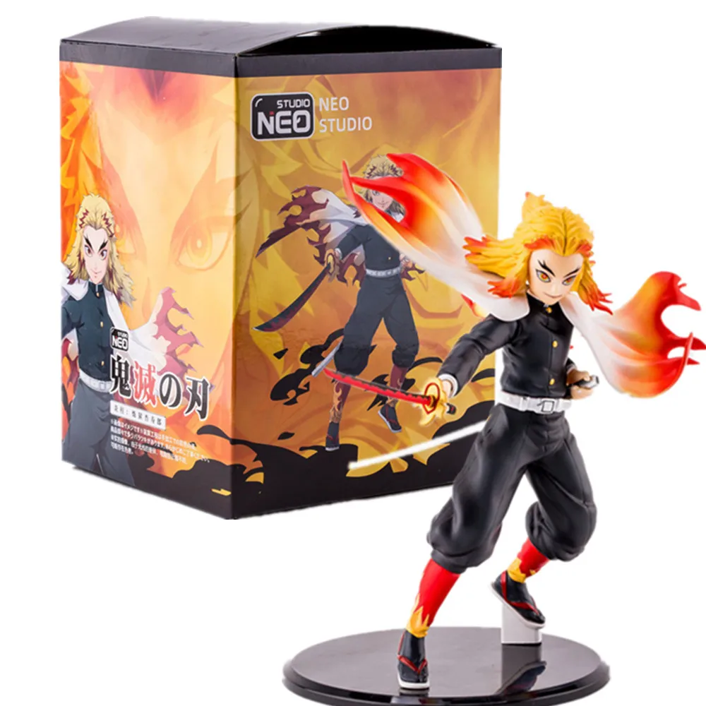 Демон убийца Rengoku Kyoujurou DXF игрушечных пластиковых экшн фигурок из японского