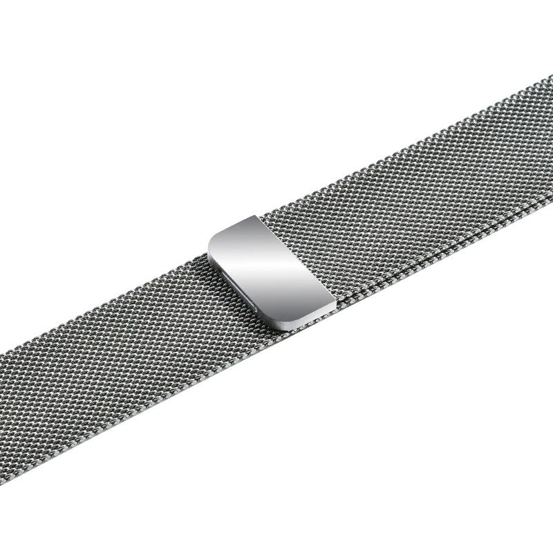 Silver Миланская петля браслет из нержавеющей стали магнитный ремешок для Apple Watch 5 4 3 2 1 42 мм 38 мм браслет ремешок для iwatch 4 5 40 мм 44 мм - Цвет ремешка: Silver