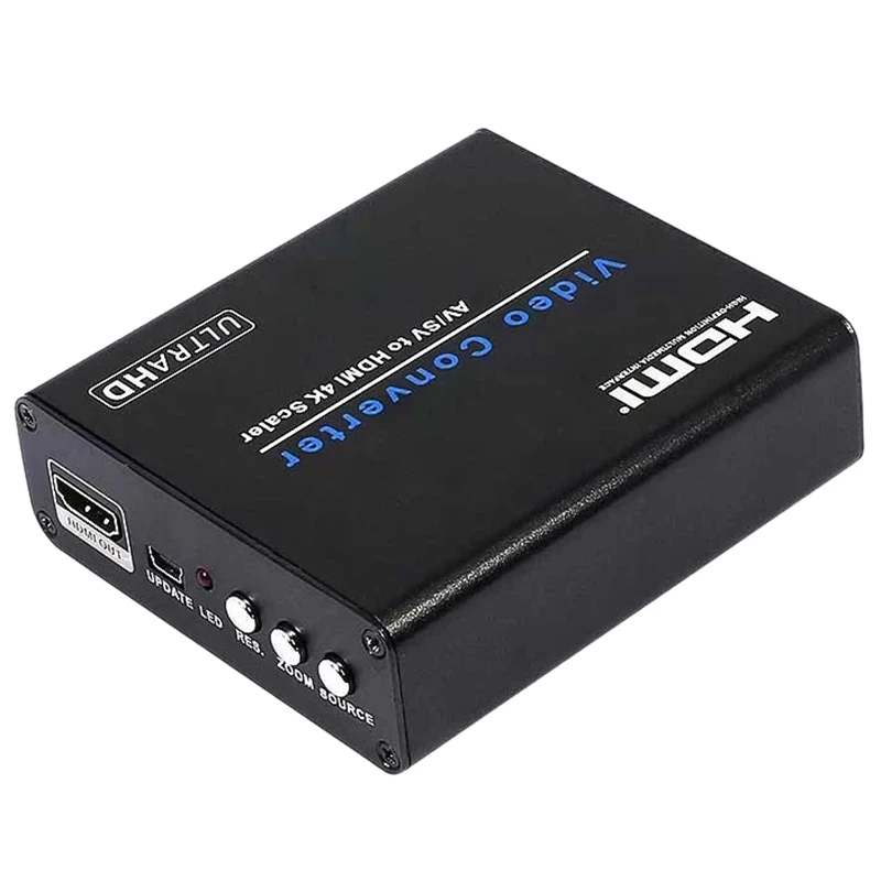 AM-9615 AV/SV в HDMI конвертер переключатель 4K x 2K скейлер коробка для HDTV Видео