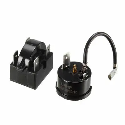 Холодильник стартер PTC реле 15 Ом 4 Pin + компрессор защита от перегрузки 1/6HP |