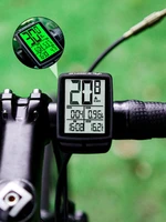 bike lcd computer odometer speedometer with backlight monitor bikes speed distance and riding time cycle bicycle speed counter