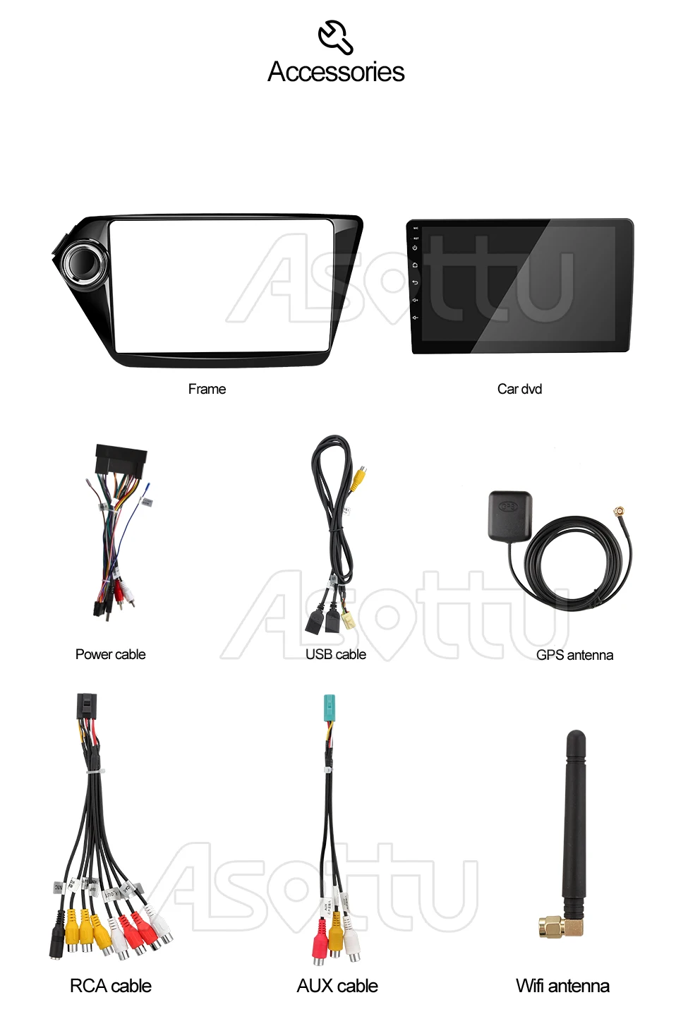Asottu KI301 dsp px30 ips android 9,0 автомобильный dvd для Kia k2 RIO 2010 2011 2012 2013 автомобильный Радио Стерео dvd gps