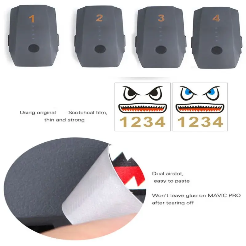 Наклейка на корпус самолета наклейка для Dji Mavic Pro /Mavic 2/Mavic Air 2 аксессуары |