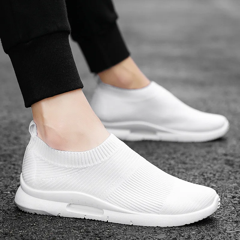 

2021 spring and autumn new breathable men's casual shoes fashion air cushion running shoes large size sports shoes