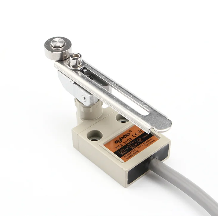 TZ-3108 XTZ-3108 IP67 4 провода Roller Lever Концевой выключатель плунжера SPDT NO + NC Медь провод 3