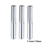 1 шт. прямой расширитель слота H7 Вольфрамовая сталь карбид машина Reamers HRC55 1,1 1,5 2 2,5 3 3,5 4-7,9 мм Высокое качество