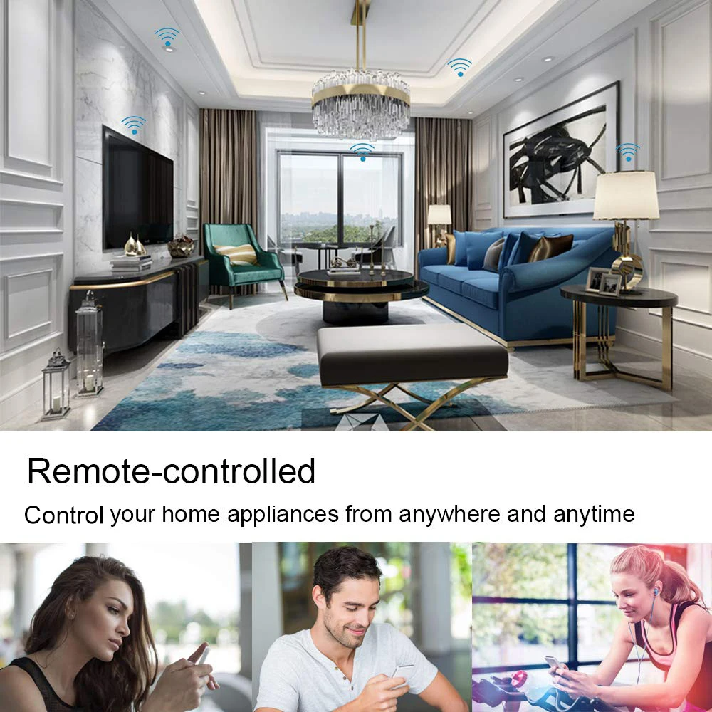Удлинитель Zigbee с 4 USB портами и розетками переменного тока|Удлинители