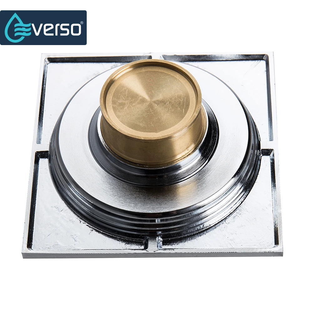 Everso Сливная крышка для пола трапезная решетка волос ванная комната невидимый