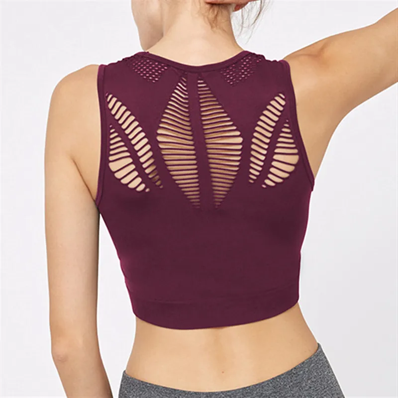 Oyoo спортивный бюстгальтер прочный бесшовный для тренировок женщин Одежда йоги