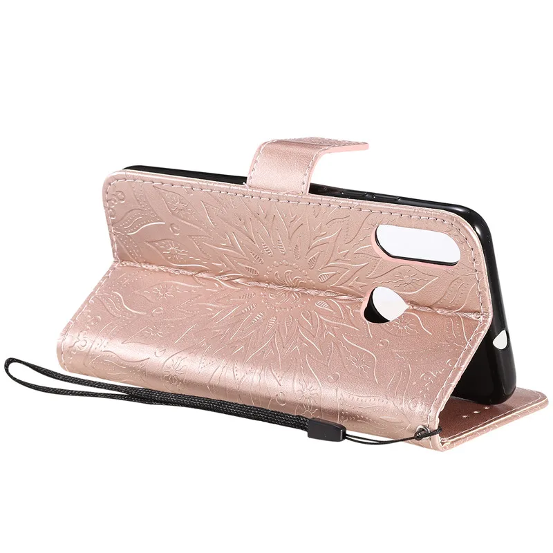 Чехол wekays для Motorola Moto E6 Plus, кожаный чехол-подставка с цветочным рисунком для Motorola E6 Plus, чехол-накладка