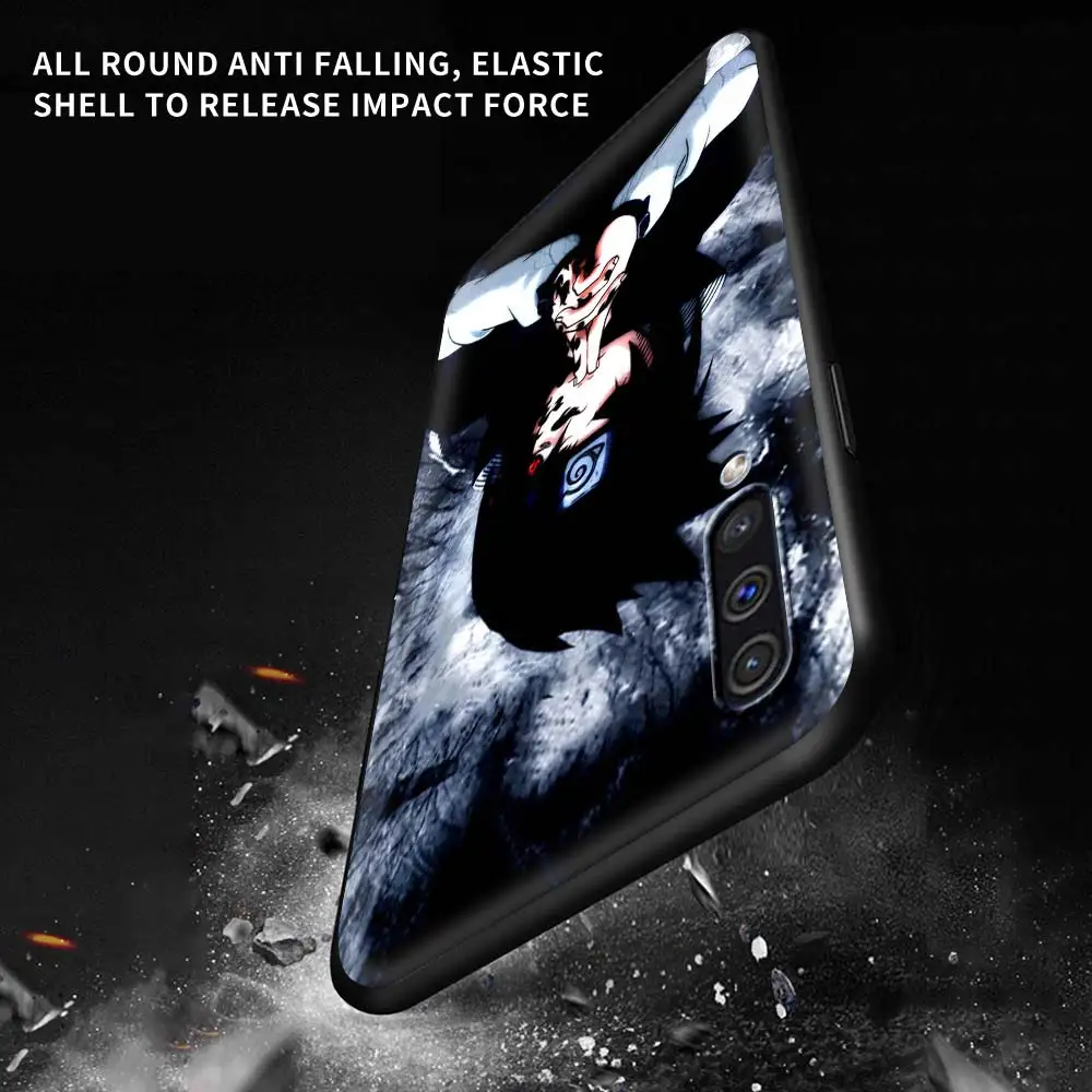 

Naruto Logo Anime Soft Case for Samsung Galaxy A51 A71 A21s A31 A41 A72 A50 A70 A10 A30 Black Silicon Phone Cover Shell Coque