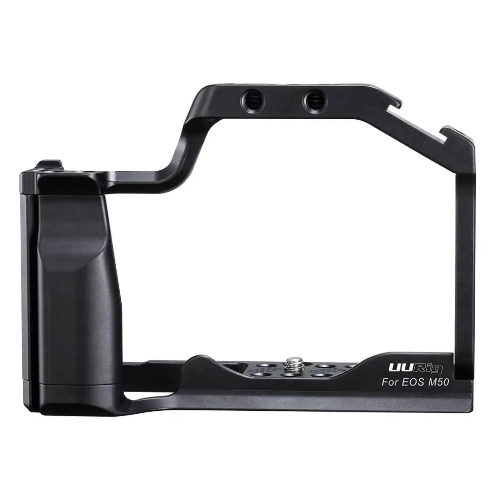 

DSLR Camera Cage for Canon EOS M50 / M5 Cage With Nato Rail Cold Shoe Mount For Quick Release Attachment