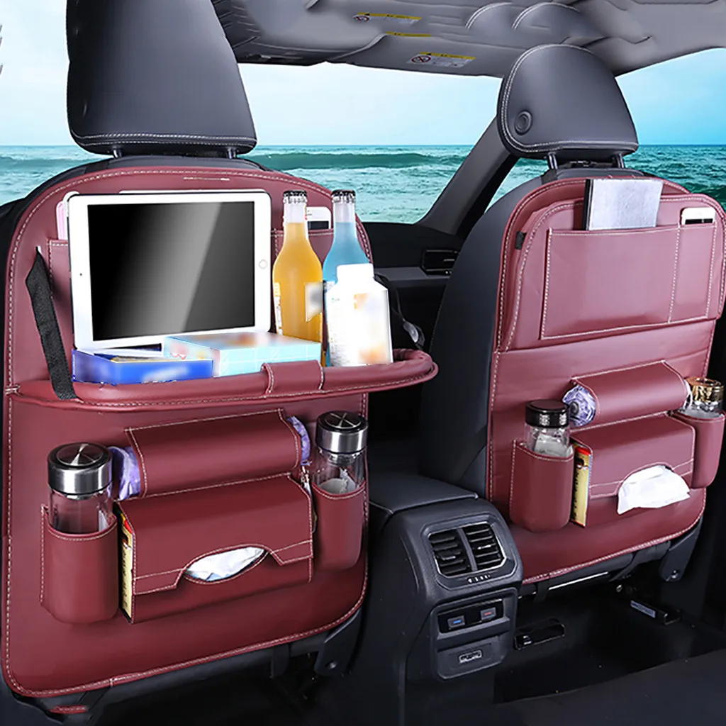 . Складная сумка на спинку сиденья автомобиля органайзер для стола карманный