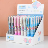 40 pcslot cartoon flying elephant 4 colors ballpoint pen cute press ball pens school office writing supplies stationery gift