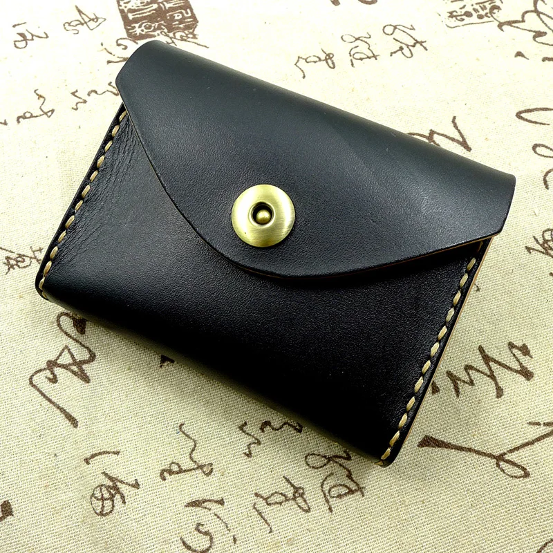 Кожаная поясная сумка blongk маленький кошелек ручной работы на ремне чехол для