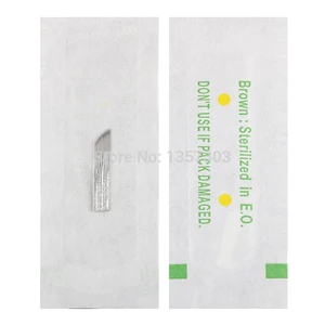 100 шт., иглы для татуажа бровей, 17 пин