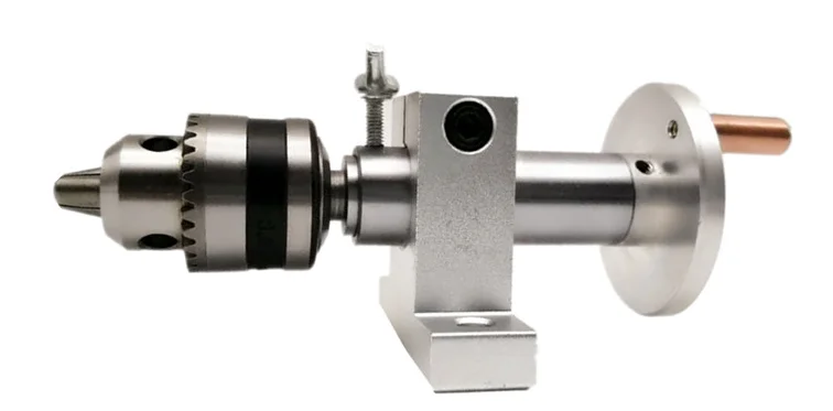 DIY токарный станок Задняя бабка цветок сливы сверлильный патрон наперсток машина