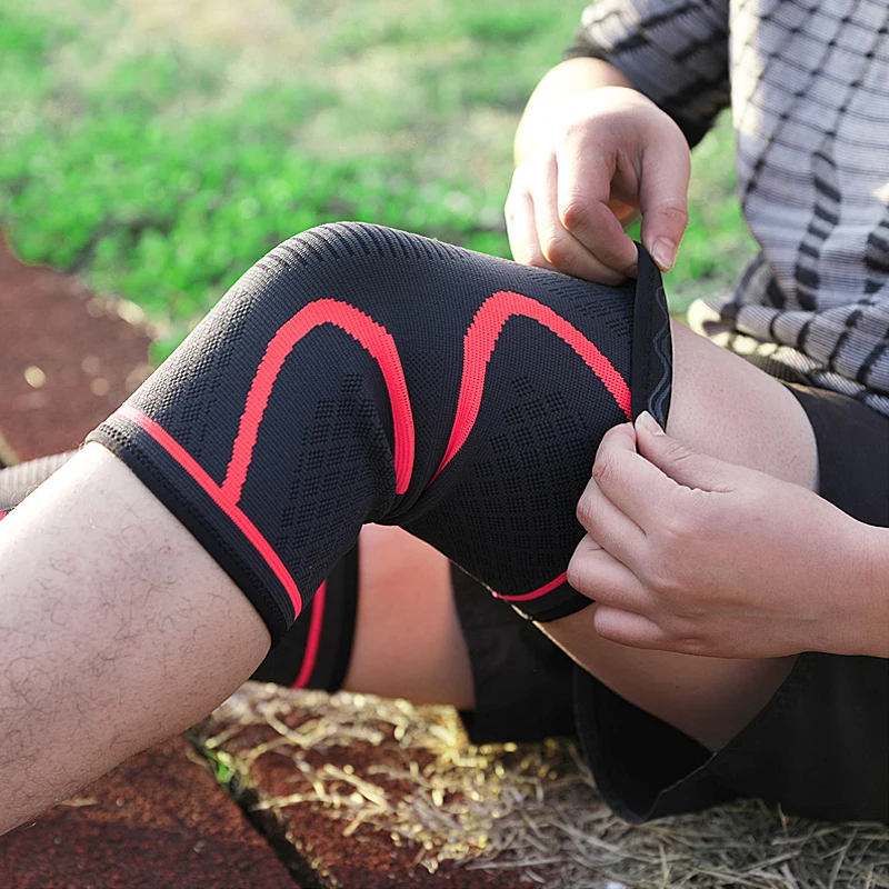 1 шт. дышащий тепло Баскетбол Футбол Спортивная безопасность Kneepad Волейбол Наколенники Training эластичные сапоги до колена Поддержка Колено защиты