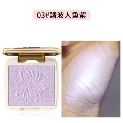 03 Novo Shimmer Glow Kit хайлайтер пудра палитра осветитель макияж тело лицо бронзант, контур хайлайтер Косметика осветляет кожу - Цвет: 03