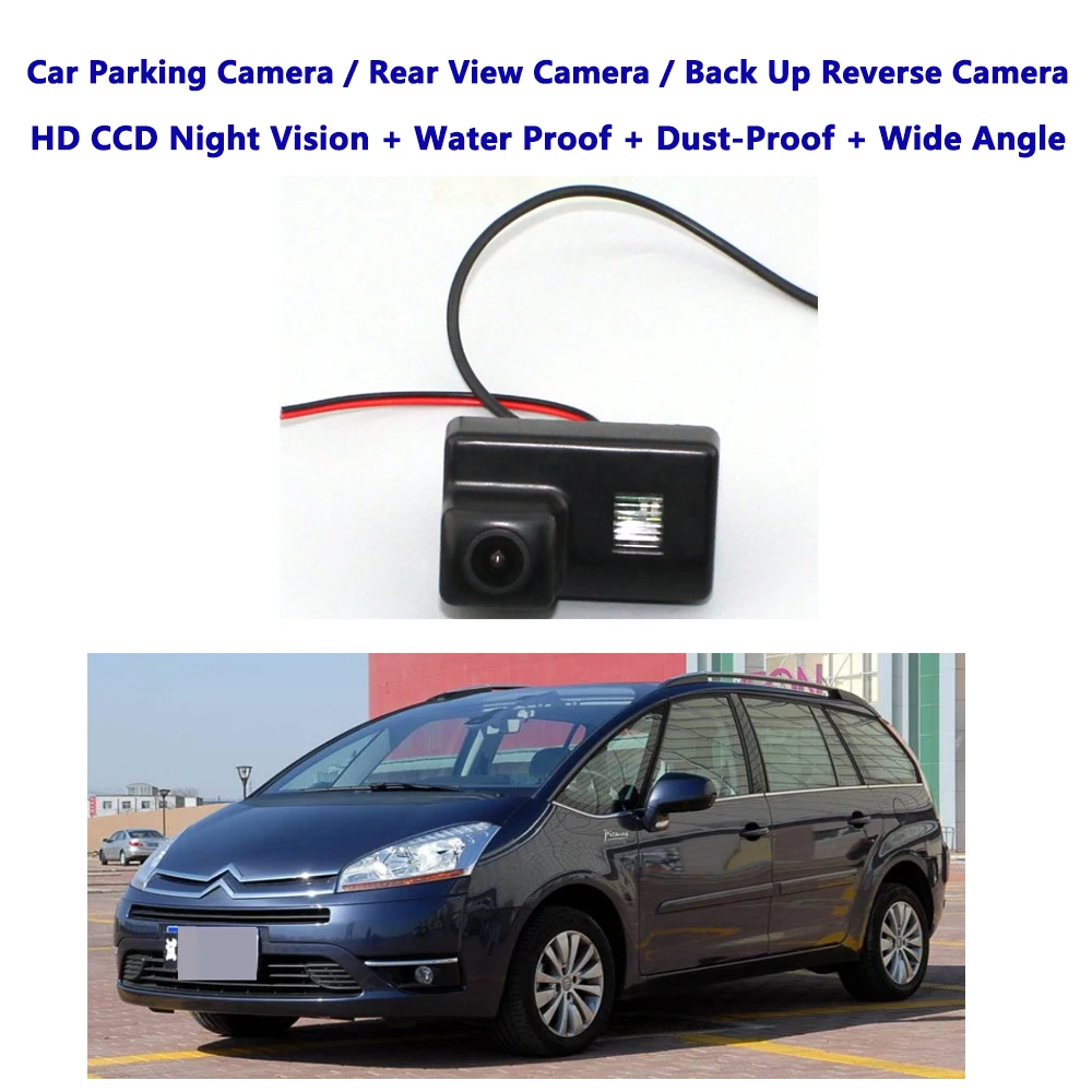 Krtabo парковочная камера для Citroen C4 Пикассо 2006 2007 2008 2009 2010 2011 2012 2013 Высокое качество водонепроницаемый автомобиль задней камеры