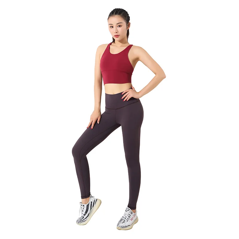 

High Waist Yoga Fitness Leggings Pants ankle-length female training Sweatpants Running Dance Hips trousers GYM Sports pants