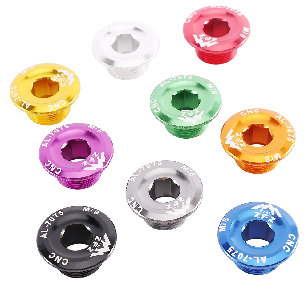 M15 M18 M20 Aluminum Alloy Crank Bolt Cover Cap Bike Bottom Bracket Arm Fixing | Спорт и развлечения
