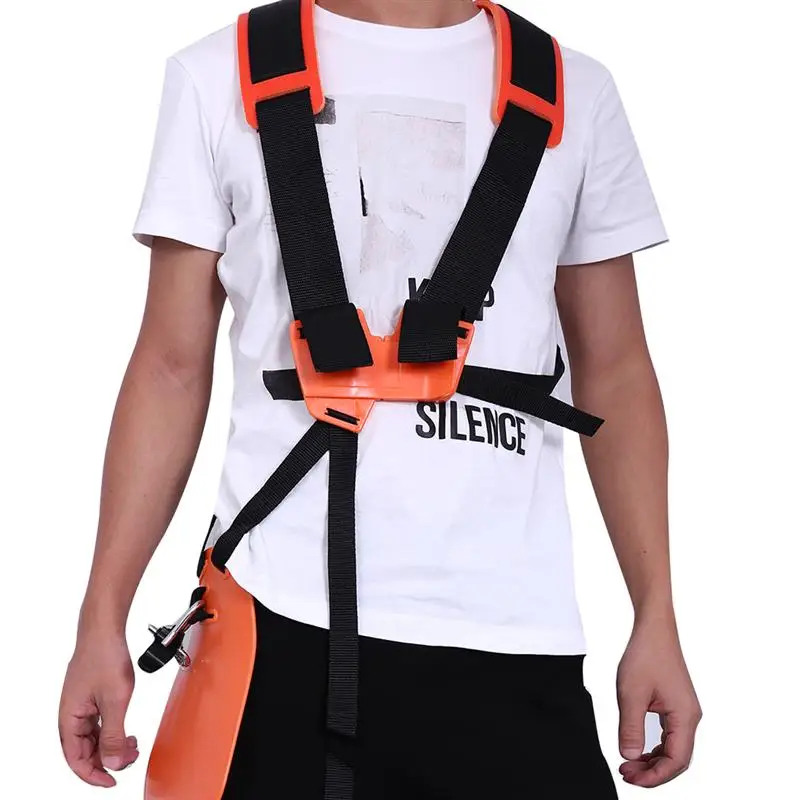 

Harness Strap Double Shoulder W Shape Harness Strap Labor Saving Strimmer Padded Belt For Brush Cutter Trimmer Garden Pruner