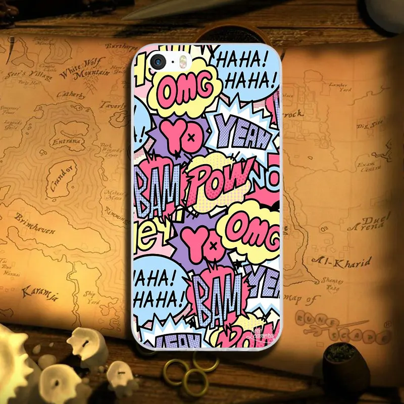 Image 3 Мягкий силиконовый чехол из ТПУ для мобильного телефона iPhone X XR XS Max 10 7 6 6s 8 Plus 4 4s 5 5S SE 5C Coque Bags Vsco Logo Collage - Цвет: Image 3