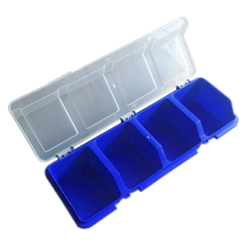 

Plastic Tools Storage Box with Cover Parts Screw Toolbox Case Components Sorting Organizer Holder