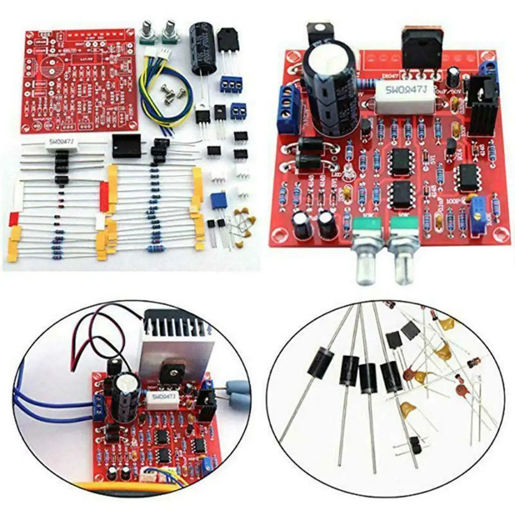 

Adjustable Current Limit Protection Voltage Regulator Kit Laboratory Power Supply Short Circuit Current Limit Protection DIY Kit