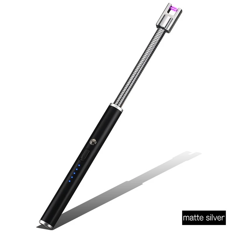 USB зажигалка для свечей с длинной гибкой шеей перезаряжаемый аккумулятор