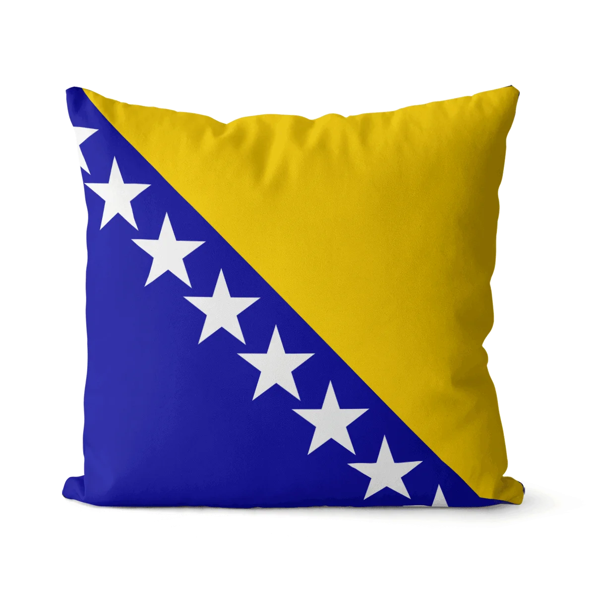 

Bosnia-and-Herzegovina pattern square pillowcase pure cotton linen pillowcase party home decoration sofa cushion cover
