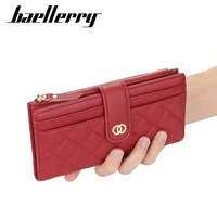 2021 new style no logo all match multi card womens wallet long buckle can hold change mobile phone bag wallet wholesale