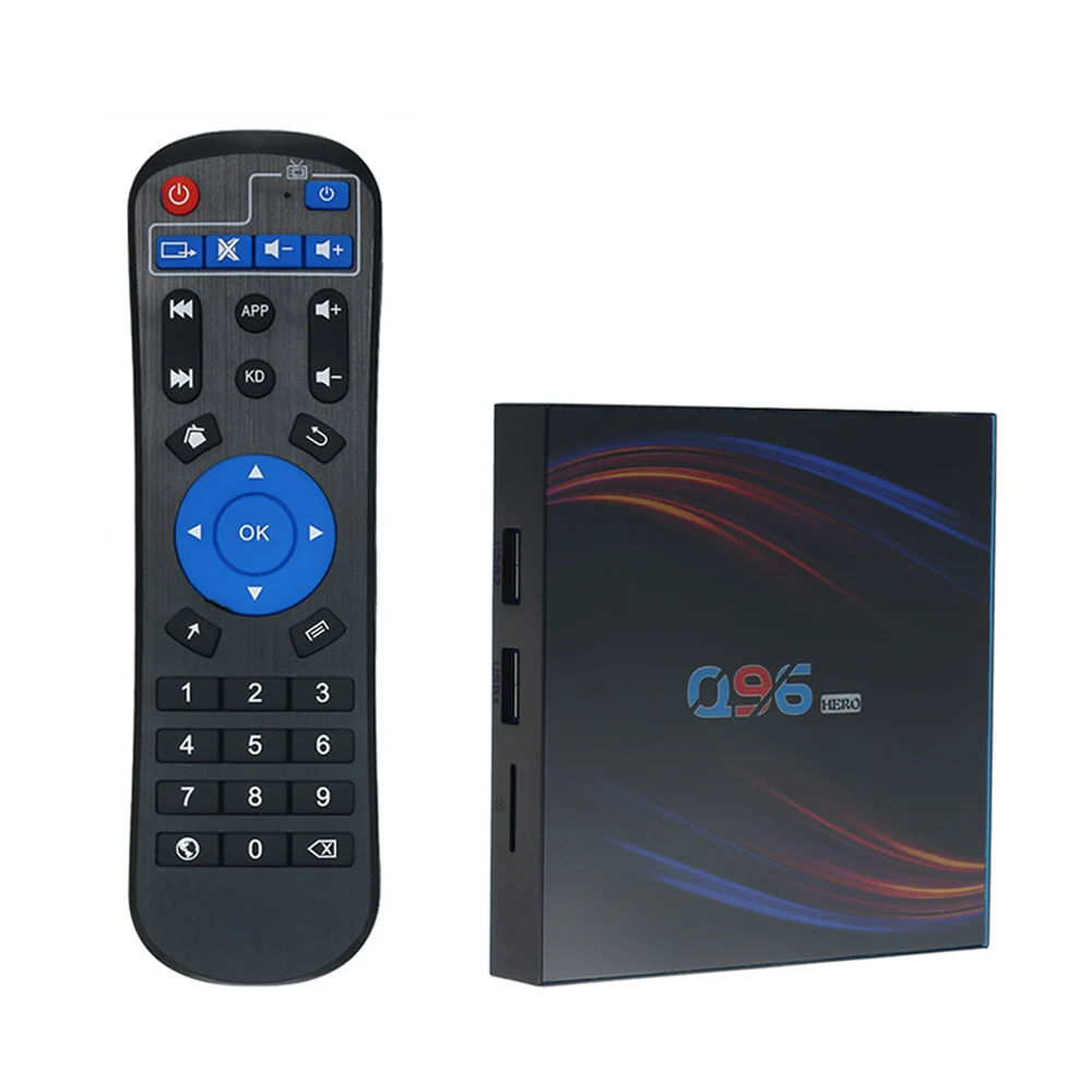 

Приставка Смарт-ТВ Q96HERO, Android 10,0, четырехъядерный Allwinner H616, UHD 4K медиаплеер, 6K HDR H.265WiFi BT5.0 100M LAN пульт дистанционного управления