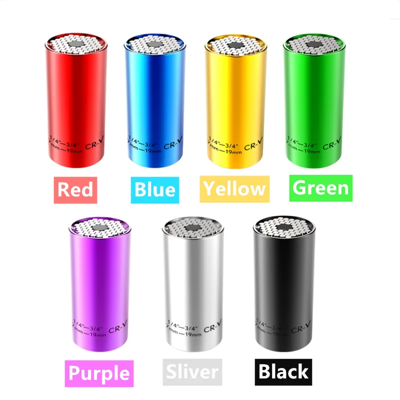 

2/3Pcs 7-19mm 3/8 Universal Torque Wrench Head Set Multi Hand DIY Tool Socket Sleeve Power Drill Ratchet Bushing Spanner