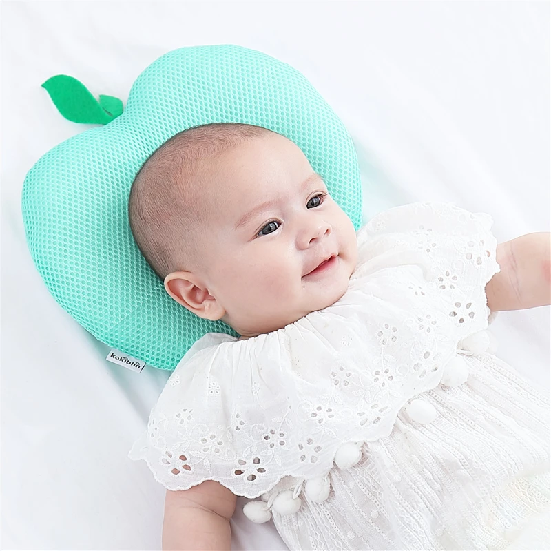 

Infant Support Prevent Anti Roll Baby Pillow Comfortable Cartoon Cotton Cushion Baby Pillows Pad Newborn Baby Summer Breathable