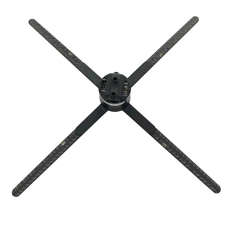Latest HDMI 3d hologram led fan advertising display holographic player light for event | Электроника